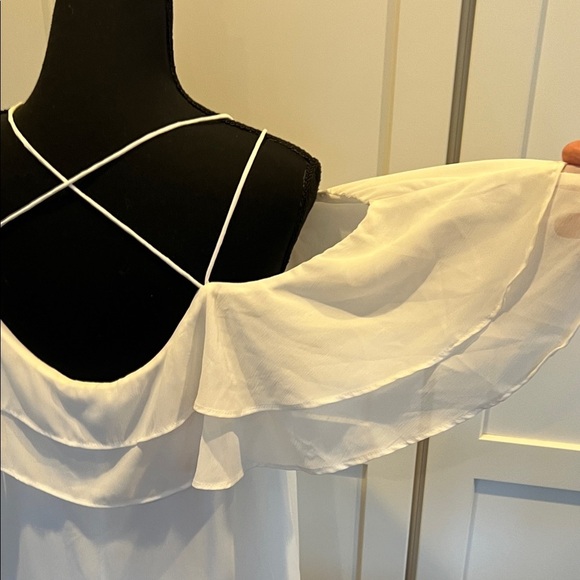 Vero Moda NWT Vero Moda Elegant White Midi Size M - Picture 7 of 7